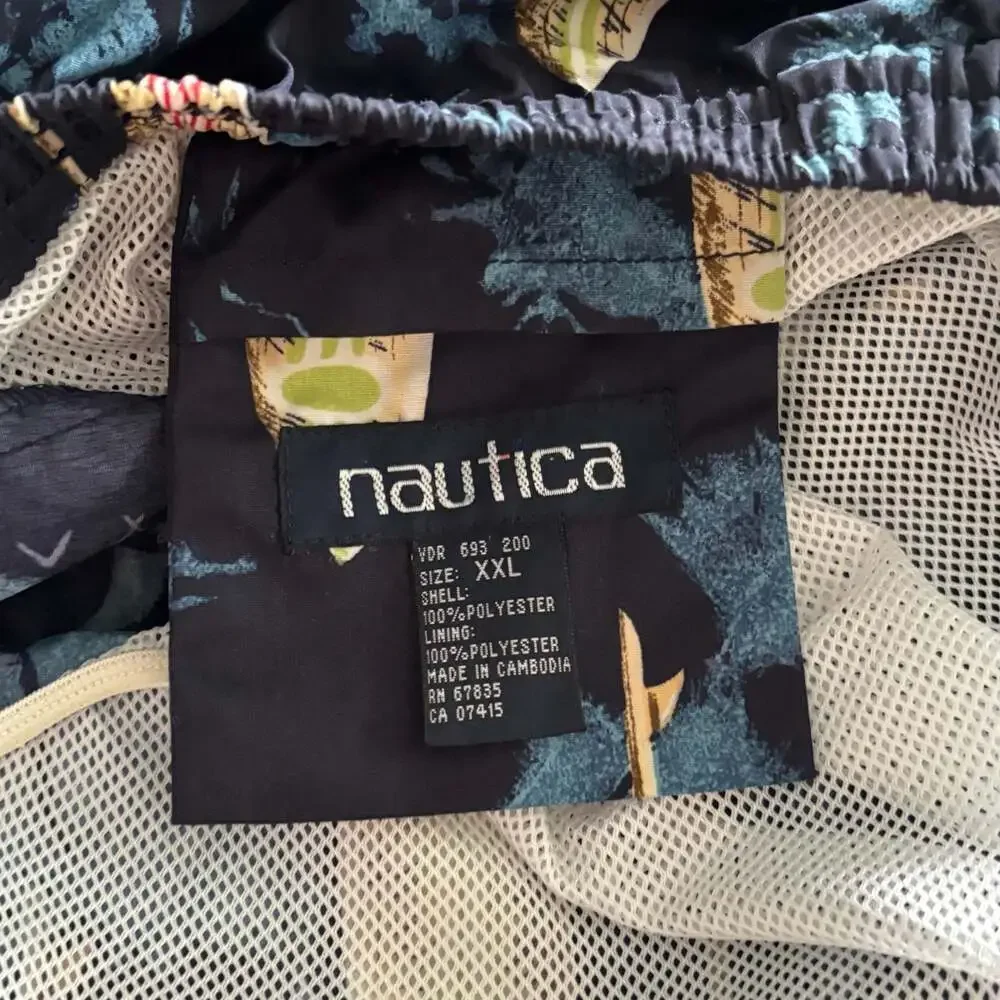 Nautica Surfboard Print Swim Trunks XXL